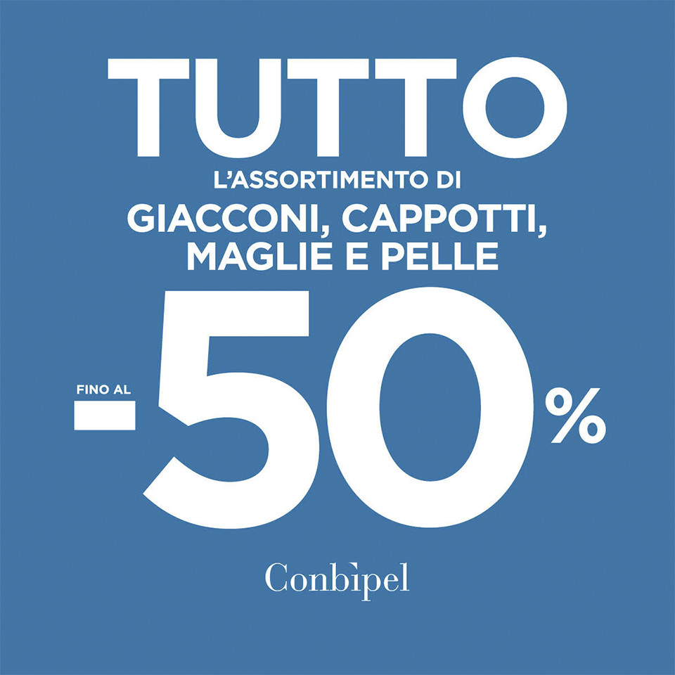 Super sconti su capispalle e maglieria Conbipel