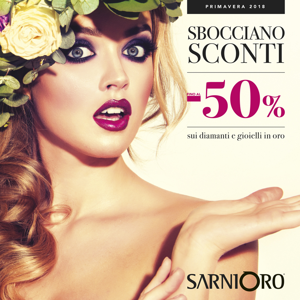 Sconti di primavera - Sarni Oro