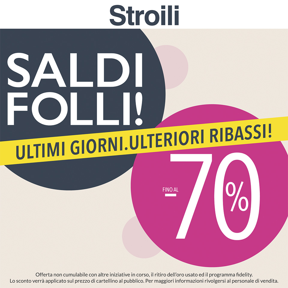 Saldi Folli da Stroili!
