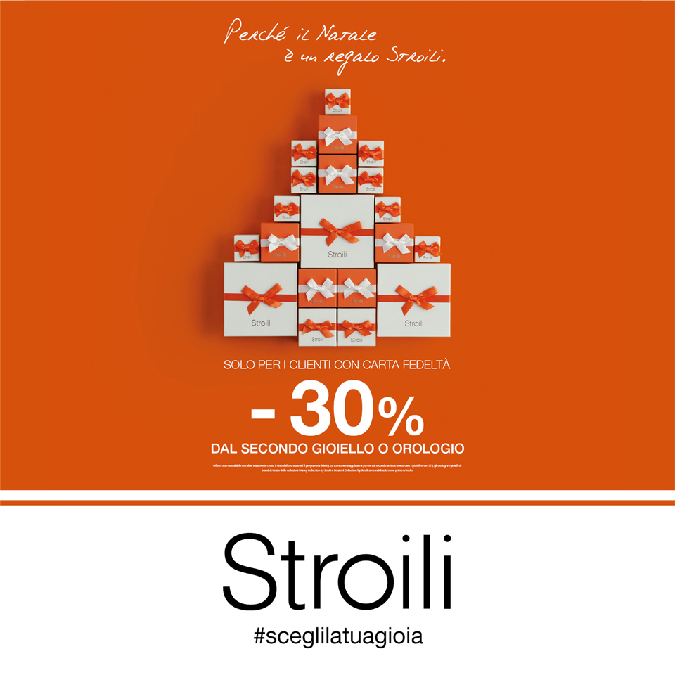 -30% dal secondo gioiello o orologio – Stroili