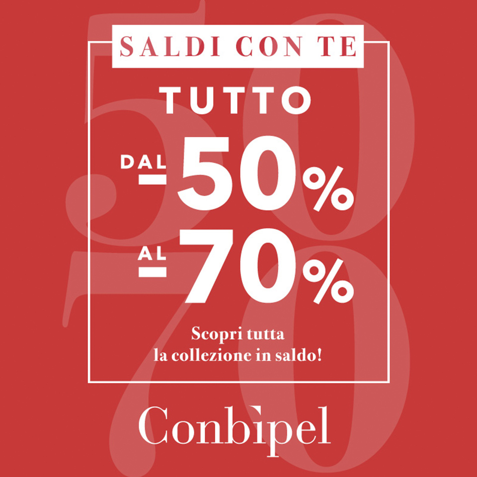Saldi Conbipel gennaio 2021