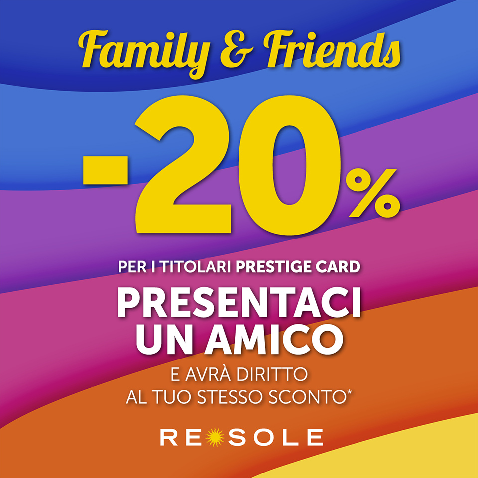 SAVE THE DATE Re Sole FAMILY&FRIENDS
