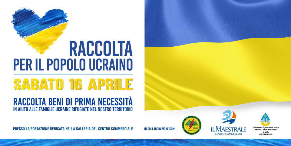 Raccolta fondi Ucraina 16 aprile 2022
