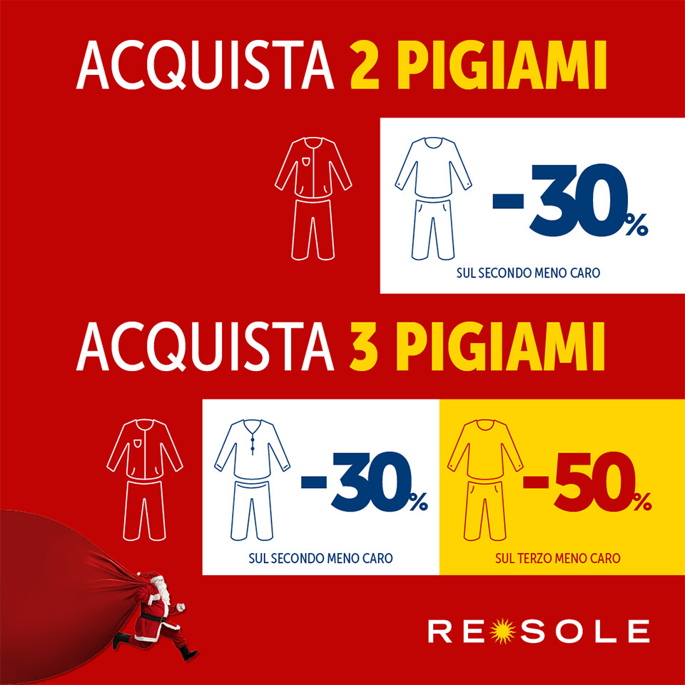 Da Re Sole c’è un’imperdibile promozione sulla Nuova Collezione Pigiami!